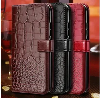 Роскошный кожаный бумажник-чехол для телефона Sharp Aquosv V 5.9 