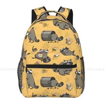 Рюкзак Rascally Raccoons для девочек и мальчиков, рюкзак для путешествий, рюкзак для школьного ноутбука для подростков