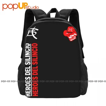 Рюкзак рок-группы Heroes Del Silencio Большой емкости для путешествий, портативная школьная спортивная сумка для 3D-печати