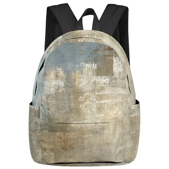 Рюкзаки в стиле абстрактного искусства в стиле ретро-Кантри, школьные сумки на заказ, рюкзак для ноутбука, Мужские, женские, дорожные сумки, Mochila