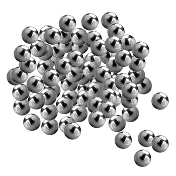 Сменный шарик из 100 Стальных Шариков для Колесных подшипников диаметром 9 мм / 10 мм