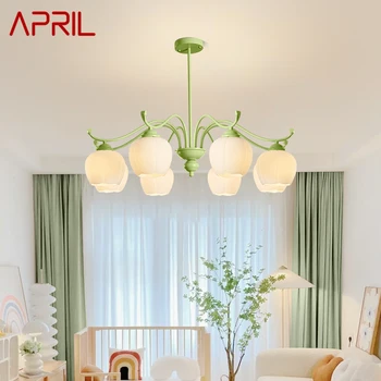 Современная потолочная люстра APRIL, светильники Flesh Creative Decor, светодиодный подвесной светильник для домашней спальни