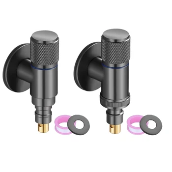 Современные Полосатые латунные Водяные клапаны, Запорные клапаны G1 / 2 / G3 / 4, Компактные клапаны Bibcock, Долговечные для обустройства дома