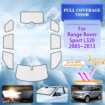 Солнцезащитные козырьки для автомобиля Land Rover Range Rover Sport L320 2005 ~ 2013 Солнцезащитные козырьки для окон автомобиля, Солнцезащитные козырьки, чехлы для солнцезащитных козырьков, Аксессуары