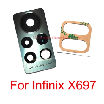 Стекло объектива задней камеры мобильного телефона для Infinix Note 11 Pro X697 Стекло объектива задней основной камеры для запасных частей Infinix X697