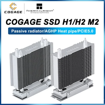 Твердотельный накопитель Thermalright COGAGE SSD H1 M2 с поддержкой Однобашенного радиатора PCI-E 5.0 M.2 2280 SSD Пассивный Охладитель с тепловой трубкой
