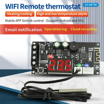 Удаленный WIFI термостат Высокоточный модуль управления температурой Коллекция приложений для охлаждения и обогрева Проста в использовании