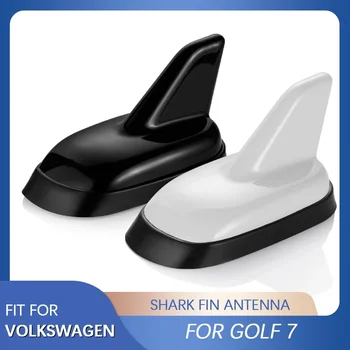 Украшение крыши автомобиля Антенна в виде Акульего плавника, Наклейки-антенны, Подходит для VW Golf 7 VII GTI GTD R MK7 2013-2019 Черного цвета.
