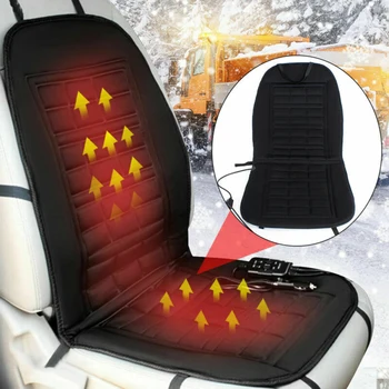 Универсальная грелка для автокресла с регулируемой температурой, Подушка сиденья с подогревом, Зимняя автокресло для автомобиля