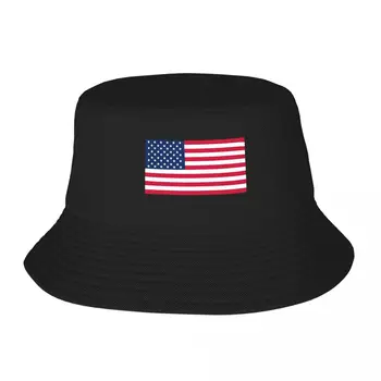 Флаг Соединенных Штатов Америки Взрослая рыбацкая шляпа Боб-панама Мужские Женские кепки рыбацкая шляпа для девочек и мальчиков
