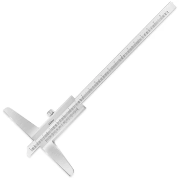 Челночный Прочный Металлический Штангенциркуль с нониусом глубины, Микрометр, Инструмент для измерения длины и ширины