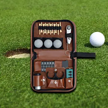 Чехол для аксессуаров для гольфа, контейнер, сумка для переноски, держатель подарка для игроков в гольф, пояс для занятий спортом на открытом воздухе, Поясная сумка, сумка для гольф-тура, сумка для инструментов для гольфа.