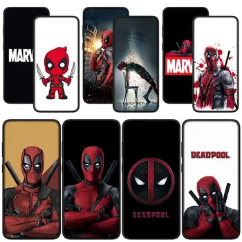 Чехол с логотипом Marvel Deadpool для Samsung Galaxy A10 A20 A22 A30 A31 A32 A50 A51 A52 A53 A72 A33 A73, мягкий чехол